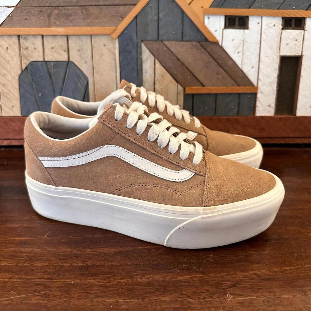 Vans Old Skool Stackform Suede Platform Shoe Mens… - image 3